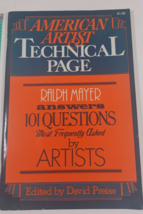 American Artist, Technical Page: Ralph Mayer answer 101 questions by dav... - $5.94