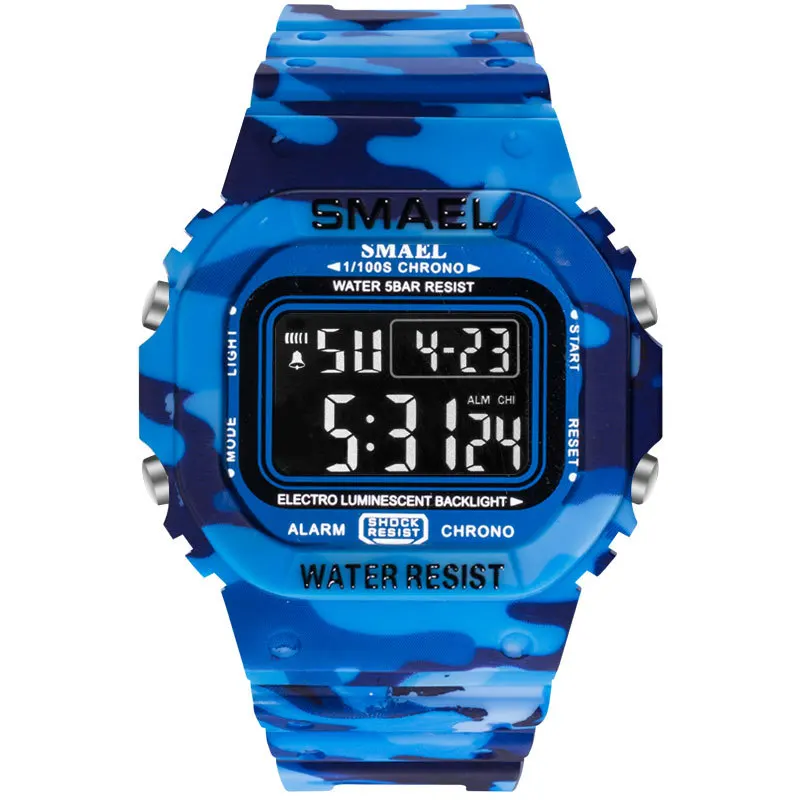 Digital Watch Men   LED  Army Wrist Watch For Boy Waterproof  Student Stopwatch - £96.94 GBP