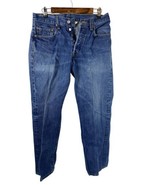 Vintage Levis 501 Jeans 32x30 Fly Button Y2K 2000s Mens Straight Leg Med... - $1,872.51 MXN