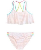 Ideology Big Girls 2-Pc. Pastel Flounce Swimsuit - $13.12