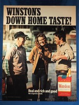 Vintage Magazine Ad Print Design Advertising Winston Cigarettes - $12.86