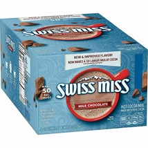 Swiss Miss Milk Chocolate Hot Cocoa Mix Packets (50 ct.) - £13.15 GBP