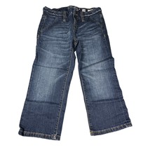 Miss Me Denim Capris Girl 16 Blue Classic Cuffed Straight Braided Belt J... - $14.99