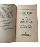 Twelfth Night Shakespeare Book PB 1960 Folger Library William Washington... - £7.74 GBP