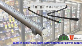 Refrigerator walk in cooler LED light 5ft C3014 ETL waterproof power for Store - £44.63 GBP