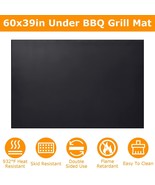 Under Grill Mat 60 X39 In Bbq Grilling Pad Floor Mat Absorbent Oil Pad R... - £32.04 GBP