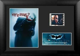 Batman Dark Knight Movie - Joker &quot;Why So Serious&quot; Minicell Film Cell Fra... - £22.40 GBP