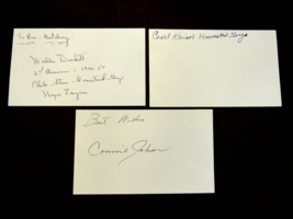 MAHLON DUCKETT CONNIE JOHNSON CECIL KAISEL NEGRO LEAGUES SIGNED AUTO IND... - $39.59