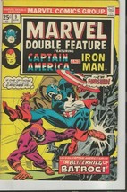 Marvel Double Feature #9 ORIGINAL Vintage 1975 Marvel Comics Capt America - £11.72 GBP