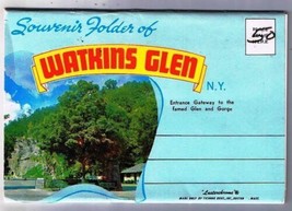 New York Postcard Booklet Watkins Glen 12 views - £2.32 GBP