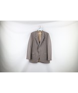 Vintage 70s Streetwear Mens Size 44L Wool Pinstriped 2 Button Suit Coat ... - $61.03 CAD