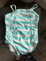 Old Navy Blue And White Strip One Piece Size 3T Bathing Suit - £5.36 GBP