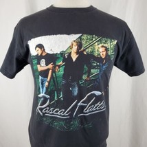 Vintage Rascal Flatts 2004 Here's to You Tour Concert T Shirt Adult Medium Black - $21.99