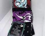 DISNEY 2 Pairs THE NIGHTMARE BEFORE CHRISTMAS JACK SKELLINGTON SALLY LON... - $19.79