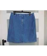 St John&#39;s Bay Denim Jean Skirt Size 14 Women&#39;s - $19.00