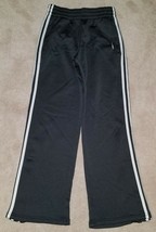 Adidas Climawarm Athletic Pants Charcoal Gray White Boys Large (flaw) - $16.79