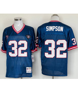 Men&#39;s O.J. Simpson #32 Stitched Jersey Blue - €38,31 EUR+
