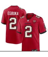 Emeka Egbuka #2 2025 50th Anniversary Bucs Men&#39;s  Red Home Replica Jersey - €52,10 EUR