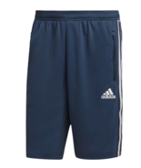 Adidas men&#39;s designed 2 move 3-stripes prime blue 10&quot; shorts Blue Pocket... - $361.52 MXN