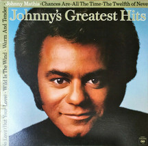 Johnny Mathis Greatest Hits: LP NM/NM 1977 Columbia PC34667 + RARE BONUS... - £6.70 GBP