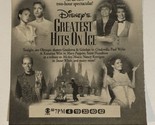 Disney Hits On Ice Tv Print Ad Vintage Nancy Kerrigan TPA4 - $5.93