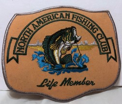 New North American Fishing Club Life Member Patch Fisherman Magazine Out... - $11.87