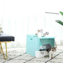 Fully Enclosed Cat Litter Basin With Large Drawer - Ultimate Comfort For Your Fe - £162.99 GBP