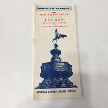 American express 1963 sightseeing tours in and around London brochure guide - $19.75