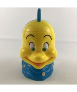 Disney On Ice The Little Mermaid Flounder Flip Top Souvenir Cup Mug Fish - $26.99 CAD
