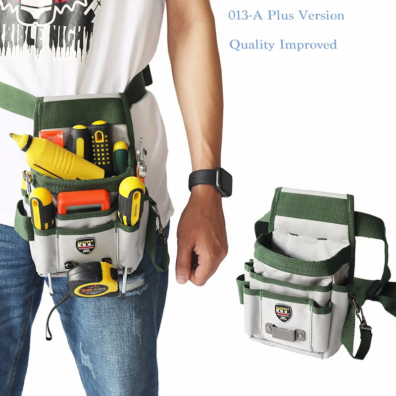 Tool Bag High-Capacity Electrician  Tools Waist Storage Bag Belt Tool Ca... - $265.50