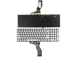 US Silver English Backlit Laptop Keyboard (without frame) For HP ENVY 15-AS120NR - £63.89 GBP