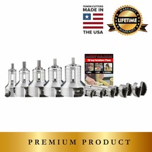 Lumberjack Tools 1/2", 3/4", 1", 1-1/2" & 2" Pro Professional Kit PSK5 Tenon - $599.99