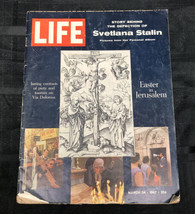 Life Magazine March 1967 Easter In Jerusalem Svetlana Stalin  - £7.60 GBP