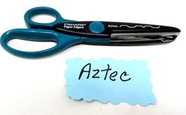 Fiskars Aztec Scissors Design Paper Edgers Crafts Art 6in Green US Selle... - $9.89