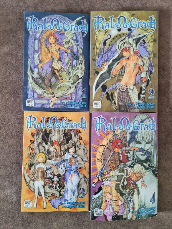 Primary image for Ral O Grad Manga by Tsuneo Takano Volume. 1-4 END English Version Comic DHL