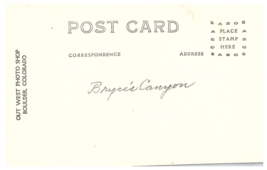 RPPC Postcard Bryce Canyon Utah by Out West Photo Shop Boulder - £7.60 GBP
