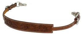 Western Horse Genuine Tooled Leather Wither Strap holds up the Breast Collar - £12.62 GBP
