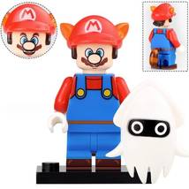 Super Mario Brothers Raccoon Mario Minifigures Accessories - £3.13 GBP