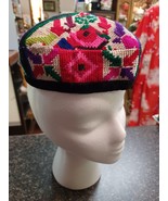 Uzbek Uyghur Uzbekistan Duppa  Hat Doppa Duppi Skull Cap Beaded Folding ... - $660.74 MXN