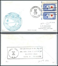 1953 US First Flight Cover - Los Angeles AMF, California to New York S4 - £2.32 GBP