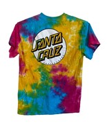 Santa Cruz Vintage Skateboard Tie-dye T-shirt Tshirt Tee Size Medium Uni... - $29.35
