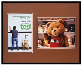 Seth MacFarlane Signed Framed 16x20 Photo Set JSA Ted Family Guy  - £238.86 GBP
