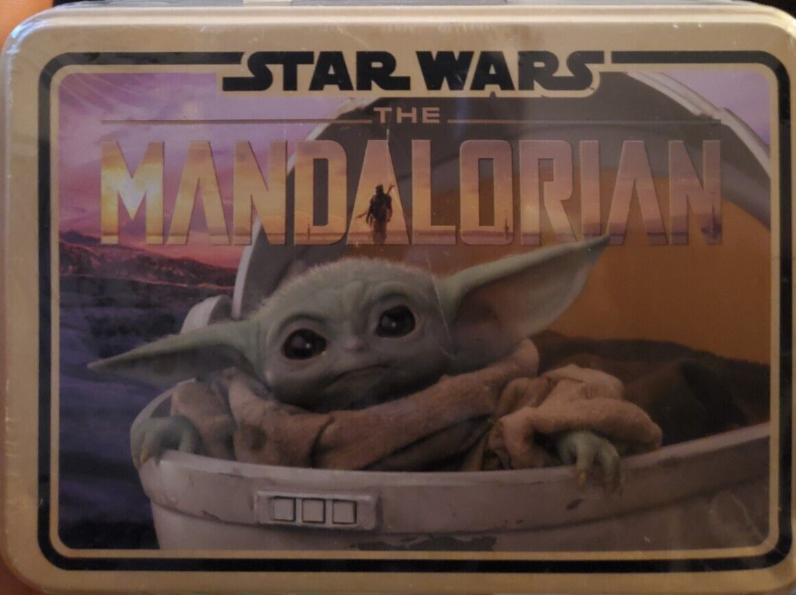 Star Wars The Mandalorian Playing Card Deck in Collectors Tin Grogu The ... - $14.95