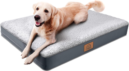 Orthopedic Dog Bed for Large Dogs - Big Waterproof Dog Crate Bed with Re... - $30.49