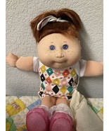 Vintage Cabbage Patch Kid Mattel Girl HTF Violet Eyes Freckles HM#44 1995 - $195.00