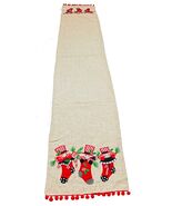 Happy Snowmen in Stockings Table Runner 13x72 inches - €11,13 EUR