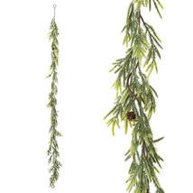 Christmas Pine Garland: Green, 4 X 72 Inches - £29.24 GBP
