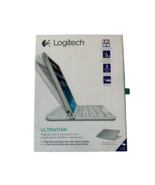 NEW Logitech Ultra thin magnetic clip on keyboard silver cover for Ipad ... - $39.16 CAD
