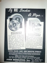 Vintage Middleton Pipe Tobacco Print Magazine Advertisement 1937 - £3.17 GBP
