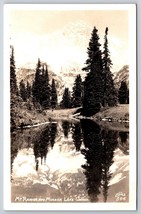 RPPC  Mt Rainier Mirror Lake Tacoma WA Ellis Photo 564 UNP Postcard H15 - $9.85